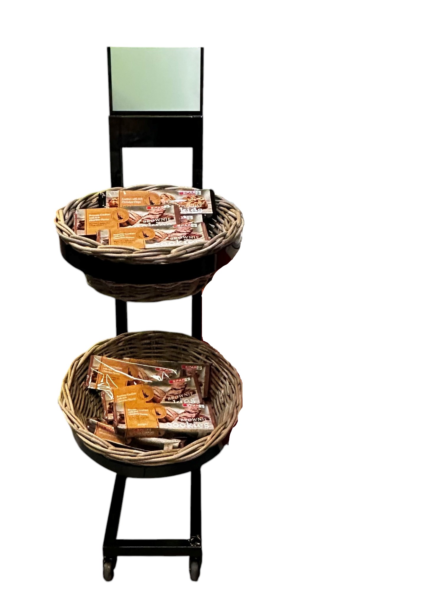 Display IMPULSO 2-tier mit KUBU-Körben